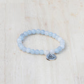 INNER PEACE - Aquamarine & Moonstone Bracelet